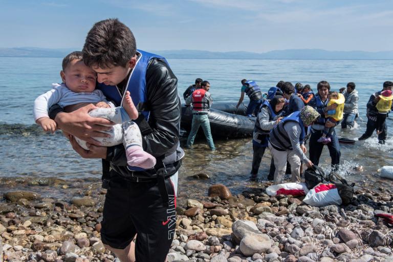 Sbarco di migranti in Grecia