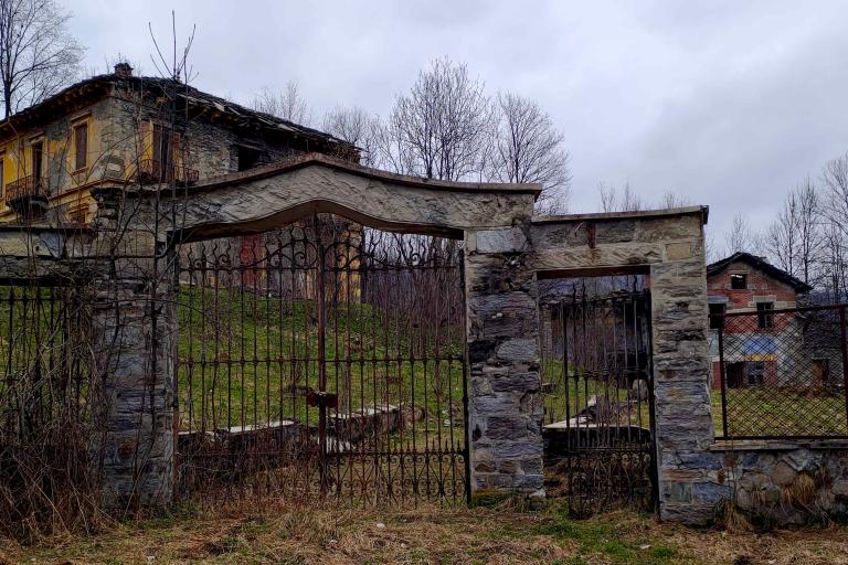 Ingresso Villa Cibrario a Margone