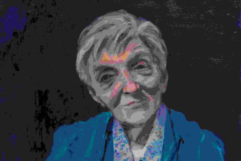 Ritratto di Ines Poggetto realizzato da Giorgio Cestari