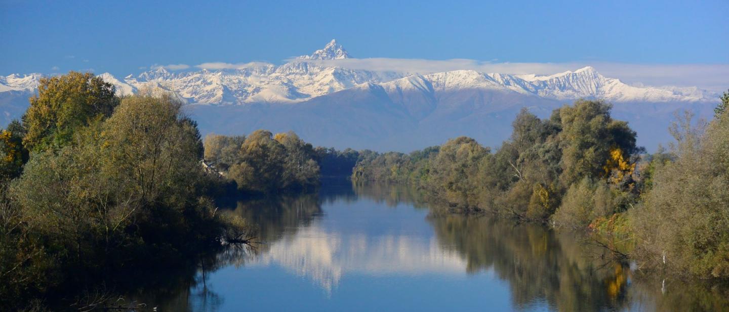 Vista del Fiume Po