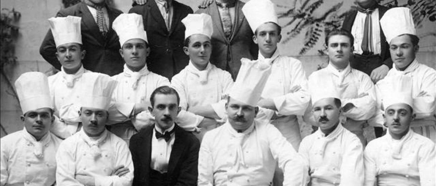 Cuochi in un albergo francese