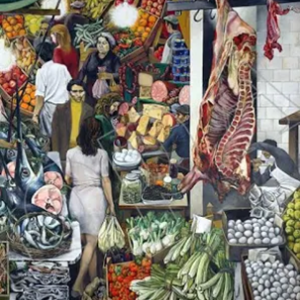 La vucciria, dipinto di Renato Guttuso